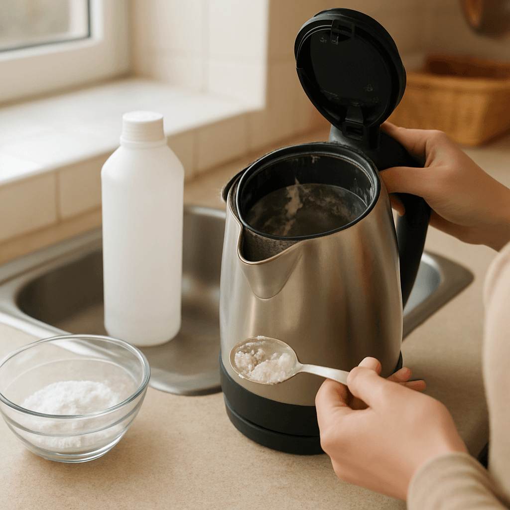 Calcaire dans la bouilloire : détartrer sans goût de vinaigre