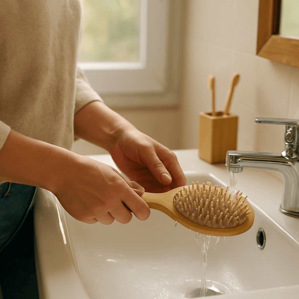 Nettoyer une brosse à cheveux en 10 min sans l'abîmer