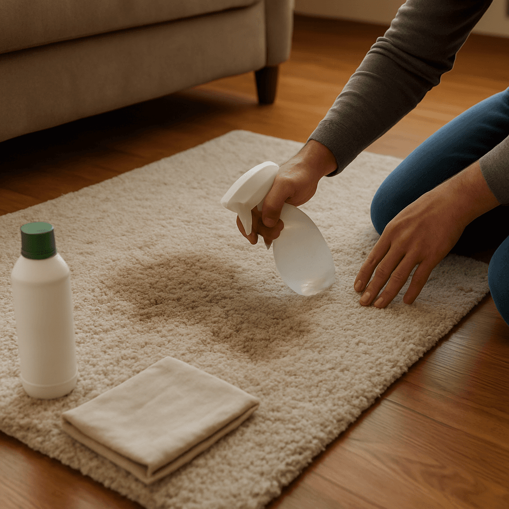 Tapis qui sent le chien mouillé : 7 solutions rapides