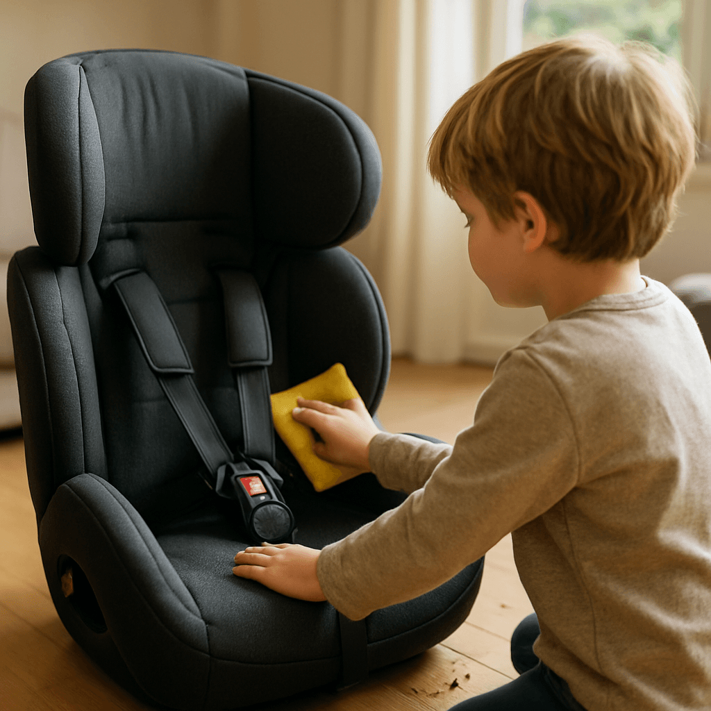 Nettoyer un siège auto enfant : taches, miettes, odeurs