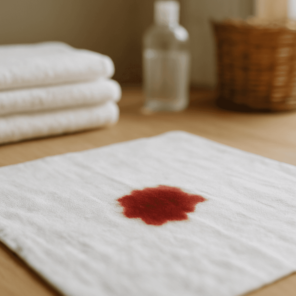 Tache de sang sur tissu : détacher à froid sans auréole