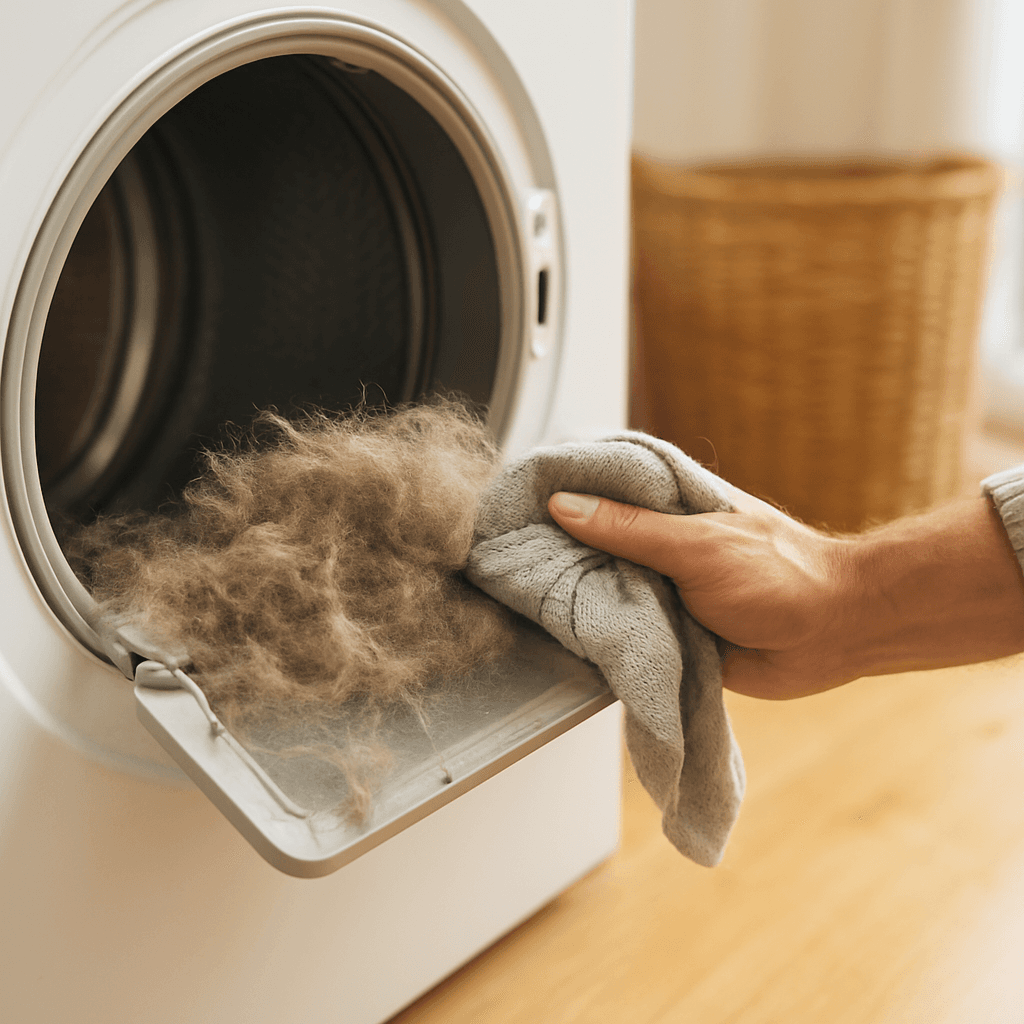 Poils d'animaux en machine : éviter qu'ils se recollent