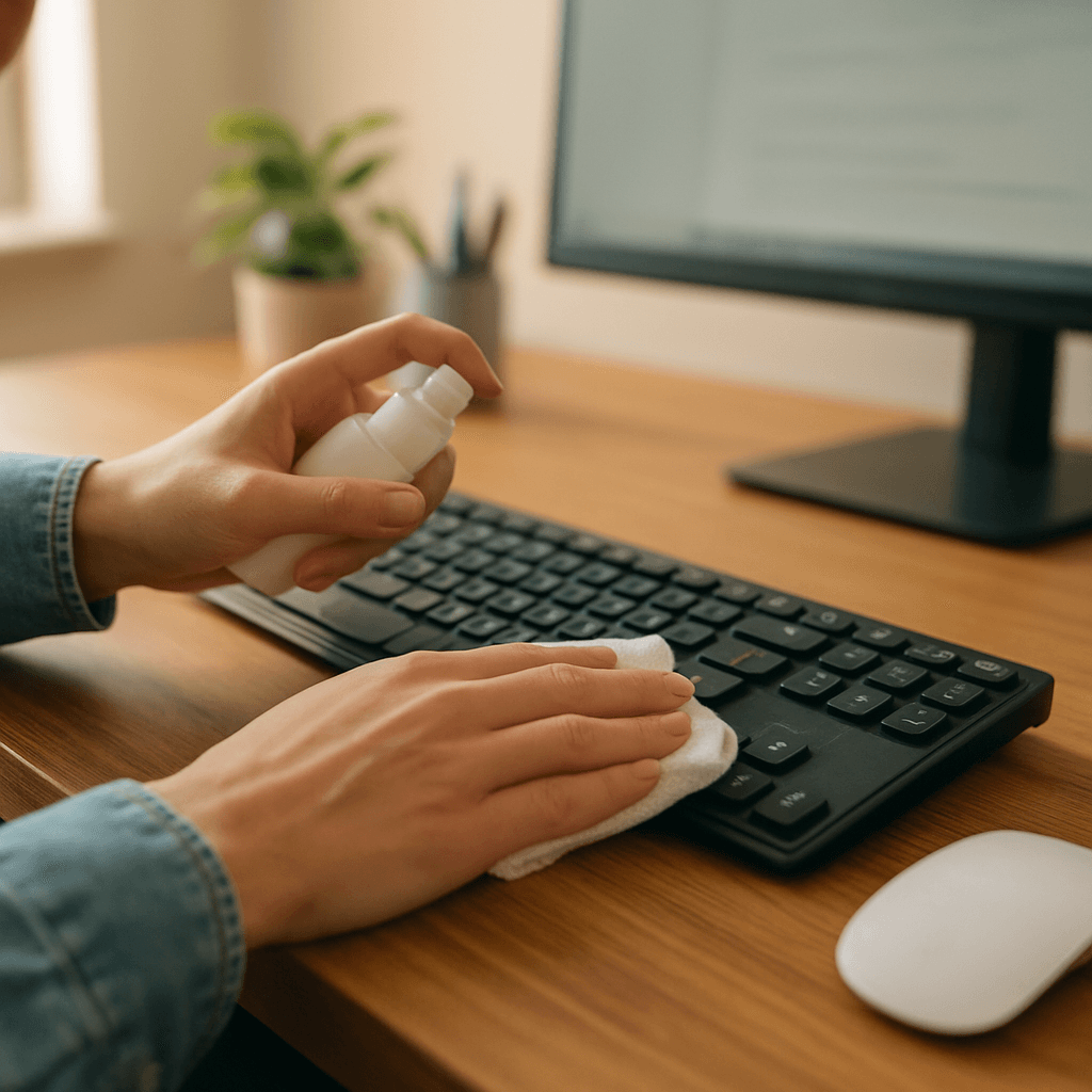 Nettoyer un clavier d'ordinateur sans l'endommager