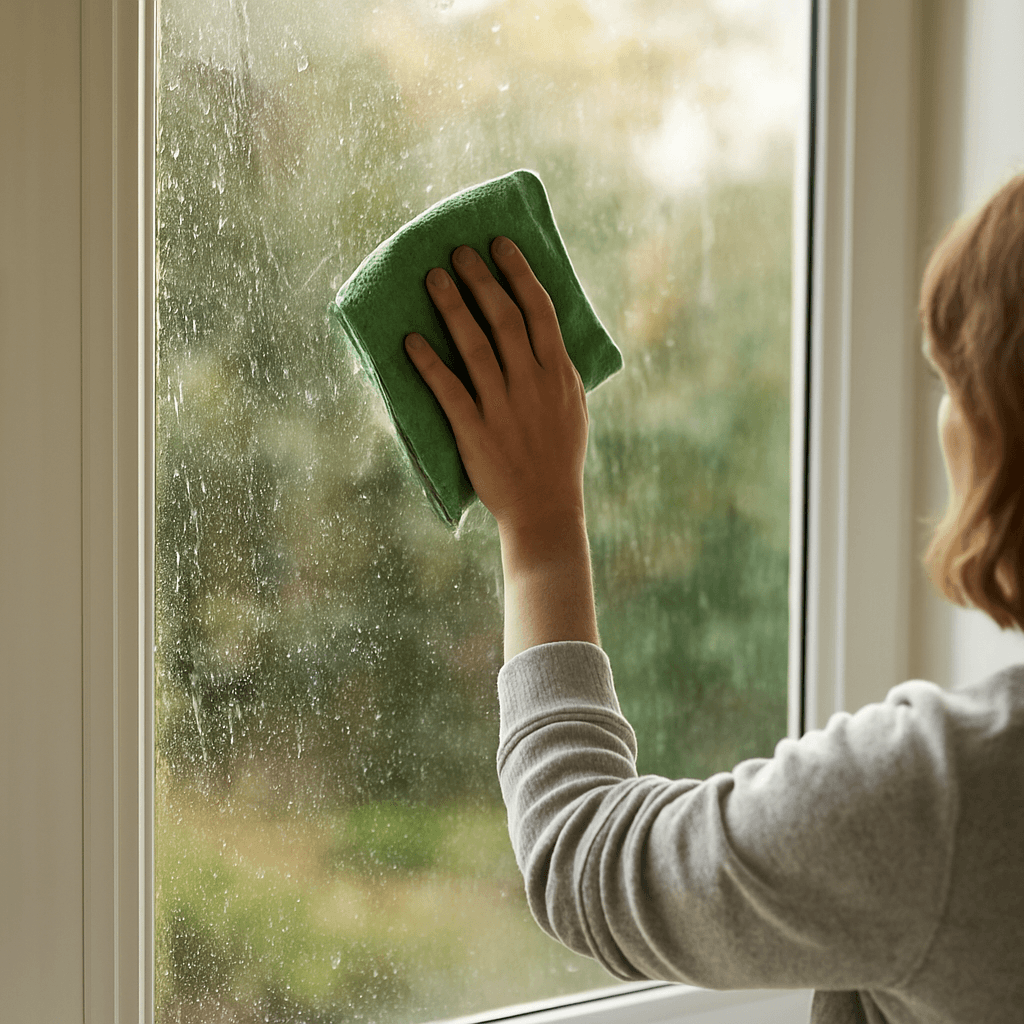 Vitres opaques après la pluie : enlever le voile calcaire