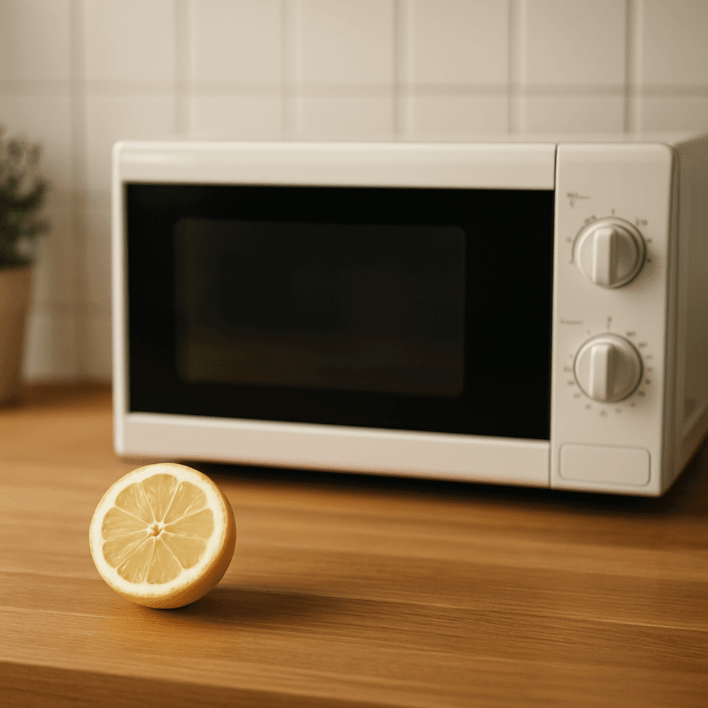 Citron au micro-ondes : dégraisser et désodoriser en 6 min