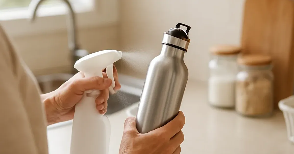 Désinfecter une gourde sans goût chimique : méthode sûre