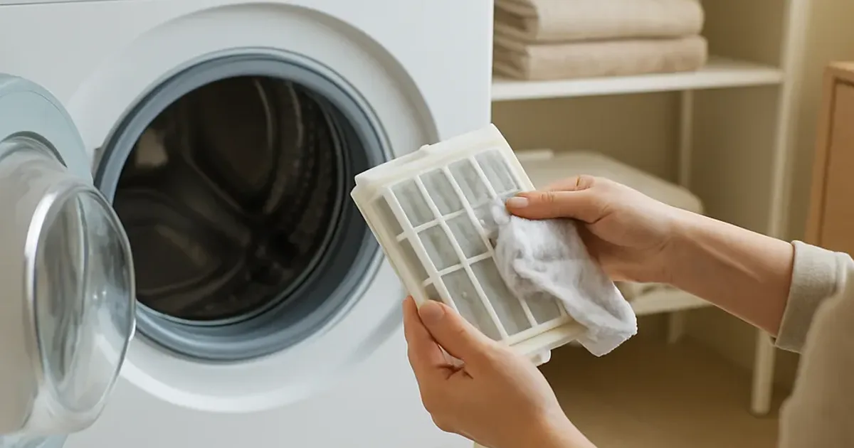 Nettoyer un filtre de lave-linge sans fuite : méthode sûre