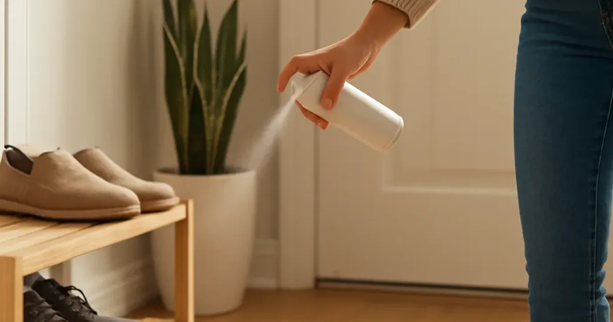 Entrée qui sent les chaussures : désodoriser sans parfum