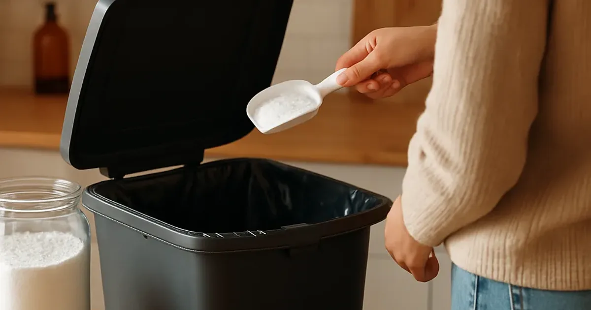 Percarbonate : éliminer les odeurs d'une poubelle encrassée