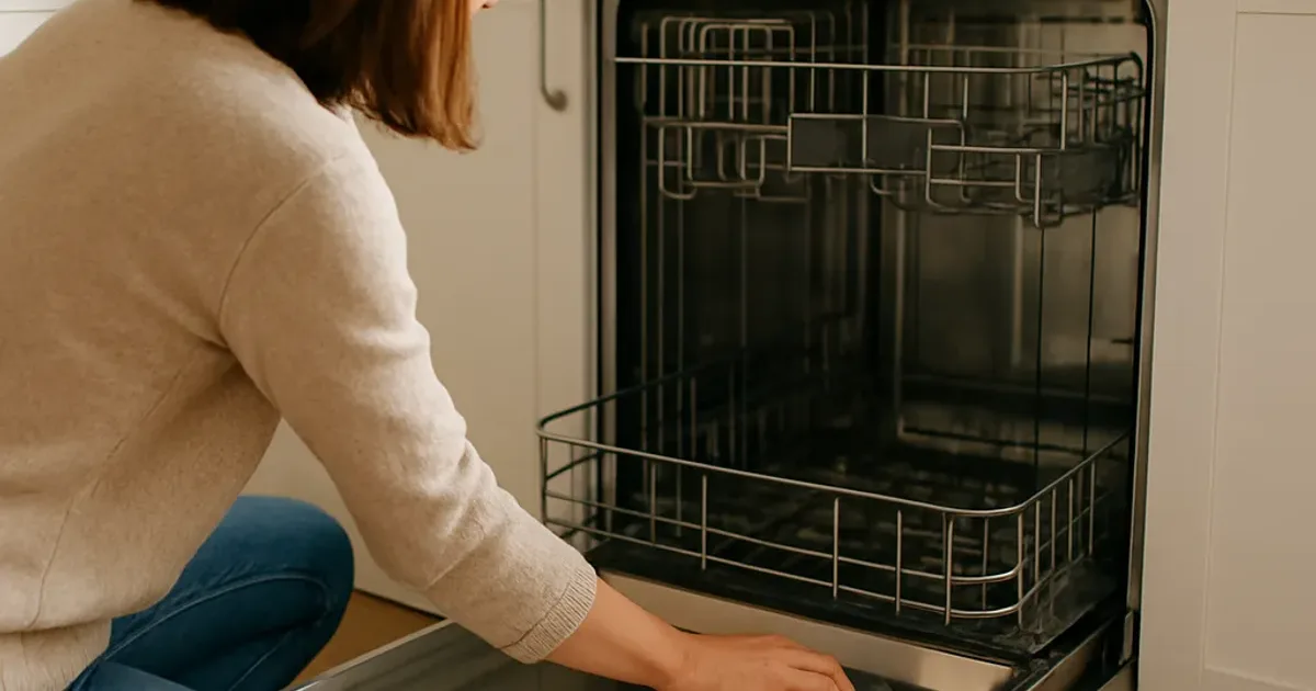 Lave-vaisselle qui sent mauvais : nettoyage express en 25 min