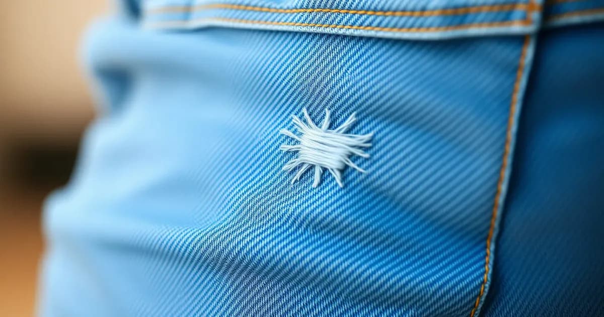 Tache de graisse sur un jean : je la vire sans décolorer