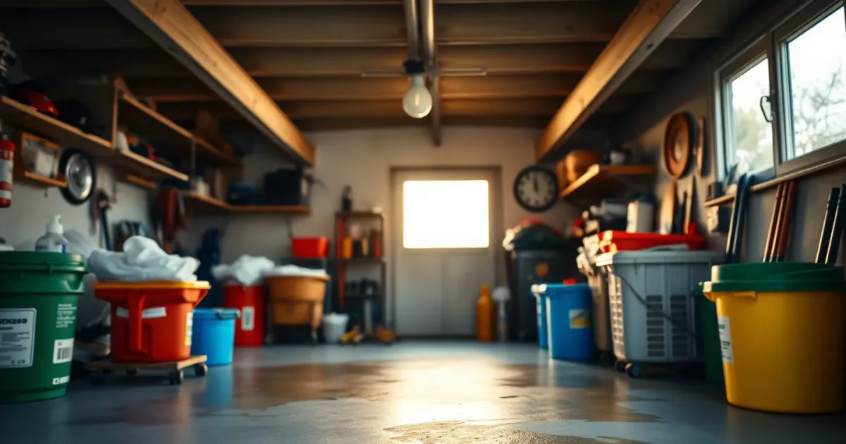 Taches d'huile au sol du garage : 6 astuces sans traces