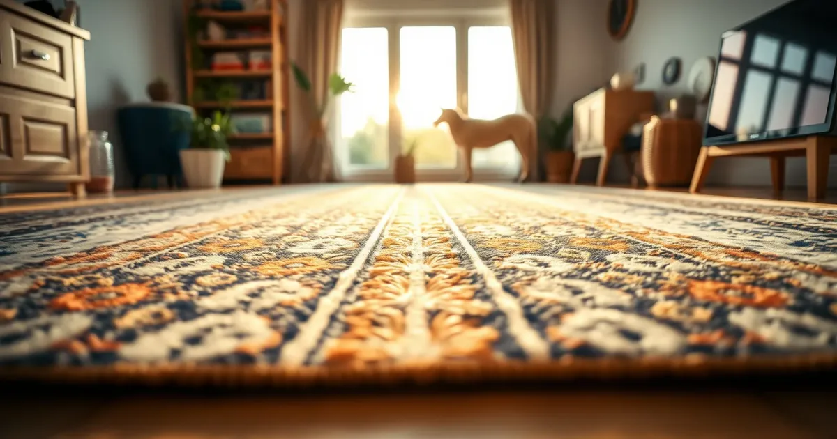 Tapis qui gondole ? Mes astuces pour le remettre bien plat