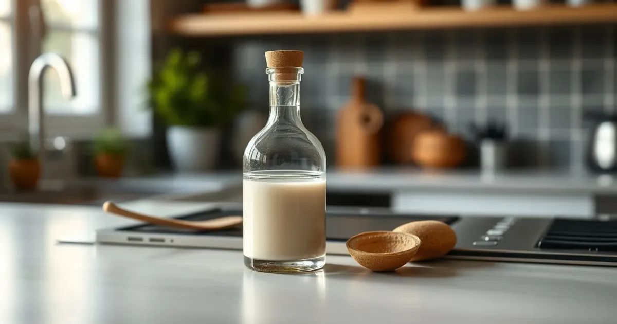 Vinaigre blanc sur inox brossé : zéro trace, zéro stress