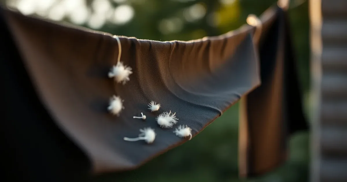 Poils sur linge noir : 6 réflexes pour le sauver