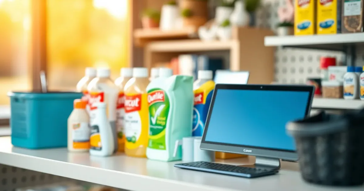 Placard produits ménagers : rangement sûr en 30 min