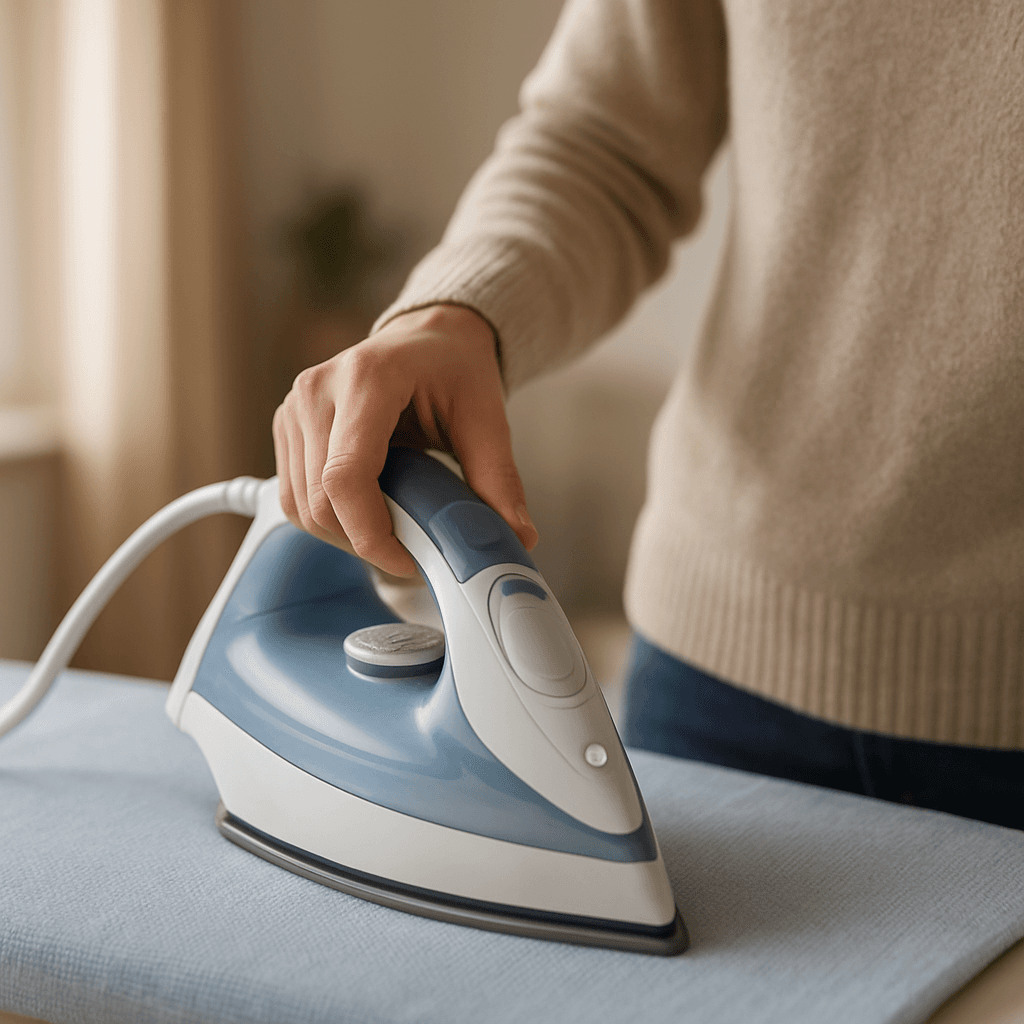 Réglages de repassage tissu par tissu sans brûler