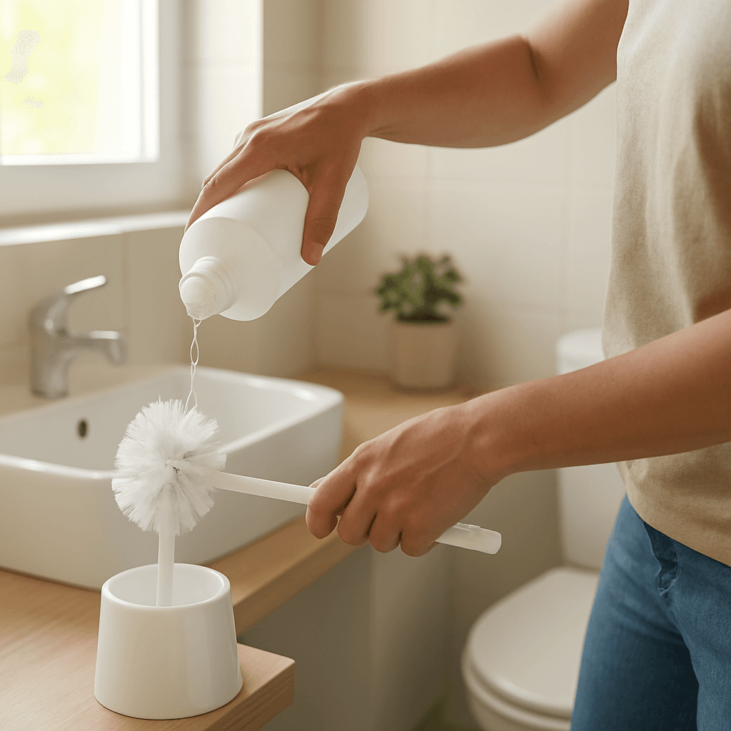 Désinfecter une brosse WC en 10 min : méthode sûre