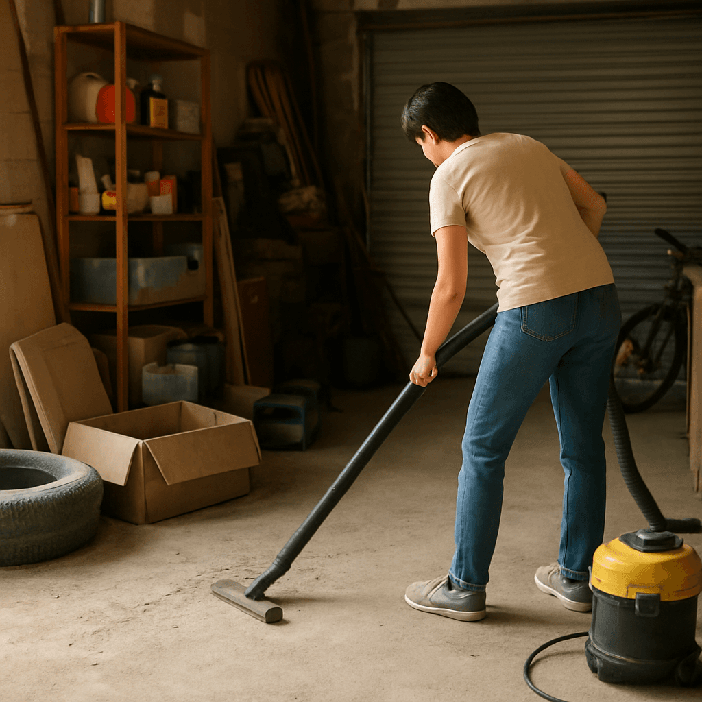 Nettoyer un garage poussiéreux en 60 minutes chrono