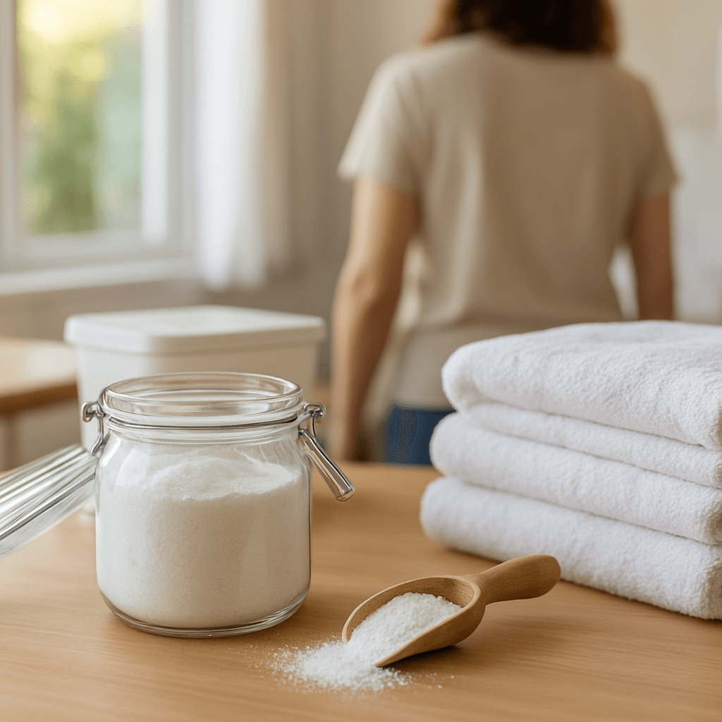 Percarbonate : blanchir le linge grisé sans javel