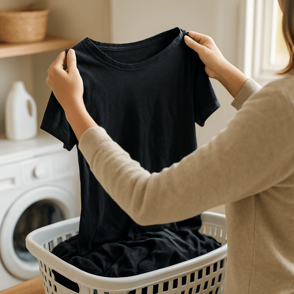 Linge noir qui pâlit : raviver la couleur sans teindre